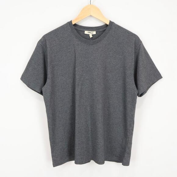 NWT Madewell 100% Cotton Relaxed Oversized Tee Heather Basalt Grey Size XS - Picture 4 of 10